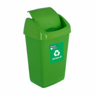 ﻿COS GUNOI CAPAC BATANT, RECICLARE ECO 35 L, VERDE, HEINNER CARE