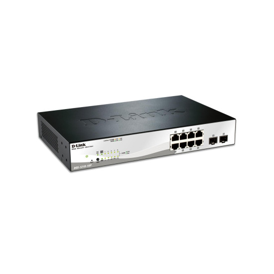 Switch D-Link DGS-1210-10P, 8 port, 10/100/1000 Mbps Switch D-Link DGS-1210-10P, 8 port, 10/100/1000 Mbps