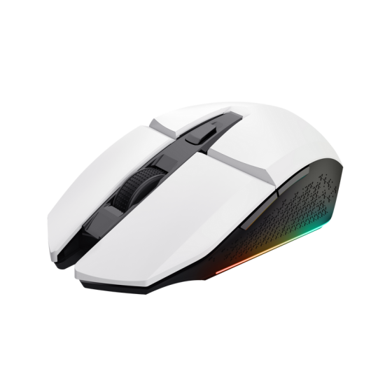 Mouse Trust GXT110W FELOX 4800 DPI, alb