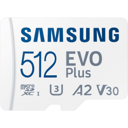 MICROSDXC EVO 512GB CL10 UHS1 W/ AD SM