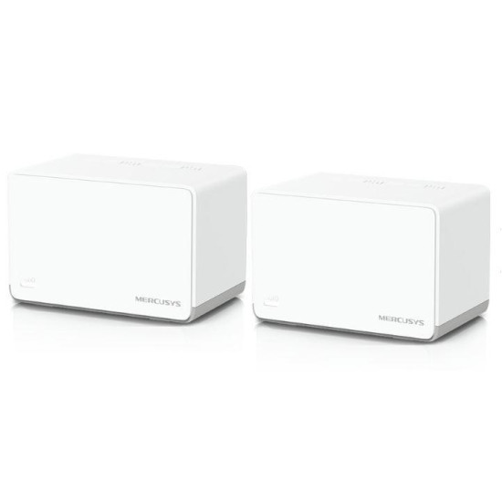 Mercusys AX1800 Whole Home Wi-Fi system HALO H70X(2-PACK),wi-fi 6 Dual-Band, Standarde Wireless: IEEE 802.11ax/ac/n/a 5 GHz, IEEE 802.11ax/n/b/g 2.4 GHz, viteza wireless: 1201 Mbps on 5 GHz, 574 Mbps on 2.4 GHz, Securitate wireless:  WPA-PSK/WPA2-PSK/WPA3