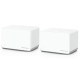 Mercusys AX1800 Whole Home Wi-Fi system HALO H70X(2-PACK),wi-fi 6 Dual-Band, Standarde Wireless: IEEE 802.11ax/ac/n/a 5 GHz, IEEE 802.11ax/n/b/g 2.4 GHz, viteza wireless: 1201 Mbps on 5 GHz, 574 Mbps on 2.4 GHz, Securitate wireless:  WPA-PSK/WPA2-PSK/WPA3