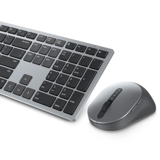 Kit tastatura si mouse Dell Premier Multi-Device KM7321W, wireless, negru