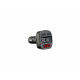 Modulator FM Serioux ABFM60, Bluetooth 5.0 , raza actiune de până la 5 m, voltaj intrare: 1x DC 12V/24V ,2 porturi USB: 1x USB DC5V 2.4A Max 1 x USB audio (pana la 32 GB), slot MicroSD (pana la 32 GB), format muzica: MP3/WMA/WAV, frecvența FM: 87.5MHz - 1