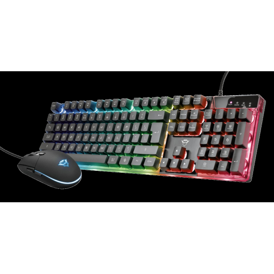 Kit Tastatura + Mouse Trust GXT 838 Azor Gaming Combo, negru Kit Tastatura + Mouse Trust GXT 838 Azor Gaming Combo, negru