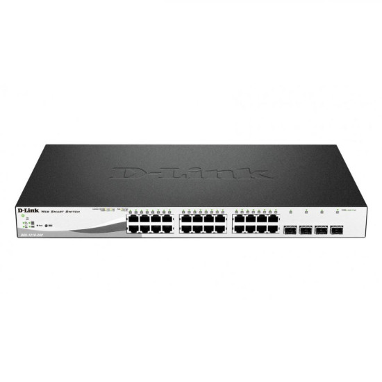 Switch D-link DGS-1210-28MP, 28 Port, 10/100/1000 Mbps Switch D-link DGS-1210-28MP, 28 Port, 10/100/1000 Mbps
