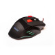 MOUSE Spacer Gaming SP-GM-02 cu fir, optic,1000/ 1600/ 2000/ 2400 dpi, butoane/scroll 8/1, iluminare LED RGB, 7 cicluri prestabilite, negru