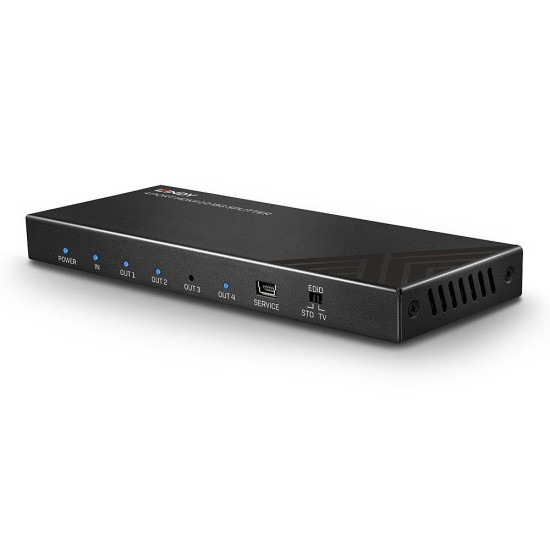 Splitter semnal video Lindy 4x HDMI 2.0 18G, latime de banda 18Gbps, rezolutie maxima 3840x2160, audio pass-through Splitter semnal video Lindy 4x HDMI 2.0 18G, latime de banda 18Gbps, rezolutie maxima 3840x2160, audio pass-through