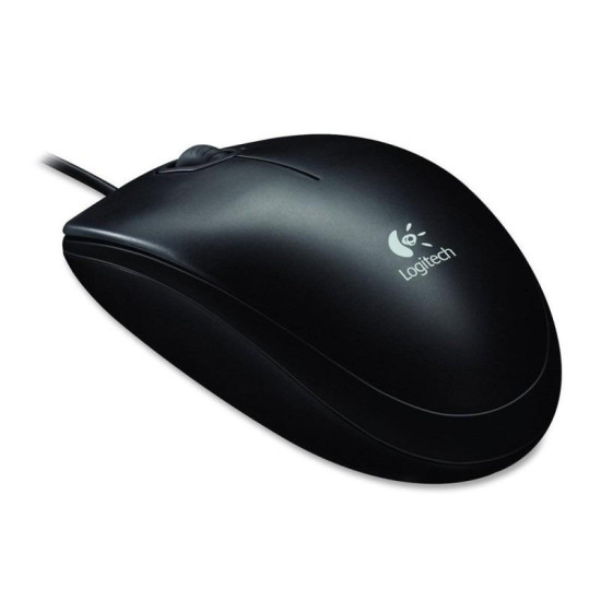 Mouse Logitech B100, Usb, Black, 910-003357