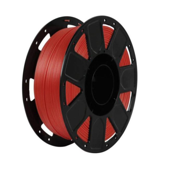 CREALITY ENDER PLA 3D Printer Filament, Red, Printing temperature: 200, Filament diameter: 1.75mm, Tensile strength: 60MPa, Size of filament wheel: Diameter 200mm, height 70mm, hole diameter 56mm.