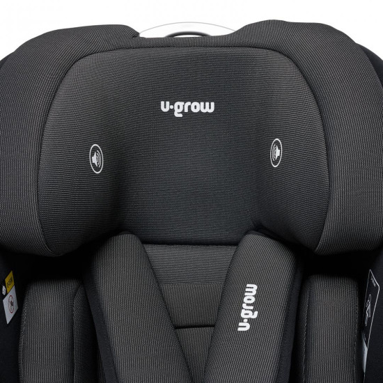 Scaun auto U-Grow,isofix,76-150 cm,negru Scaun auto U-Grow,isofix,76-150 cm,negru