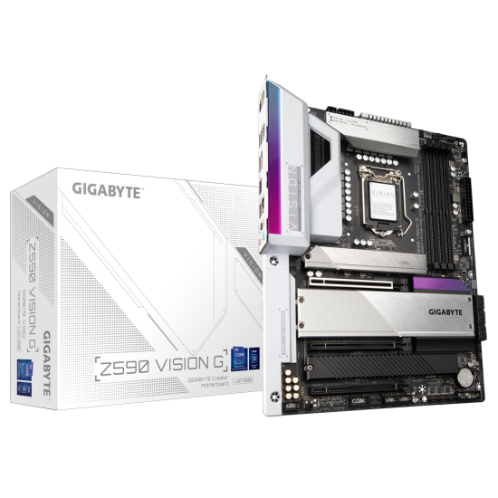 Placa de baza Gigabyte Z590 VISION G, LGA 1200 Placa de baza Gigabyte Z590 VISION G, LGA 1200