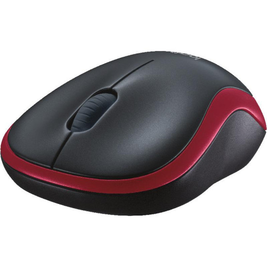 Mouse Logitech M185 WS 1000 DPI, rosu