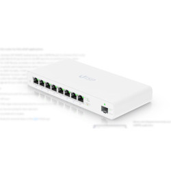 UBIQUITI UISP-R GIGABIT POE ROUTER pentru aplicatii MicroPOP, interfata: 8 x 10/1001000, 1 x 1G SFP, Procesor: Dual-core 880 MHz, MIPS1004Kc , Memorie: 512 Mb, Flash: 512Mb, Consum 10W, Passive POE 27VDC.