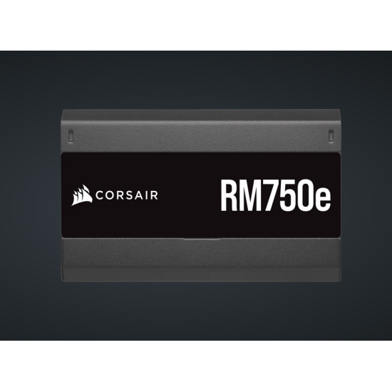 Sursa Corsair RM750e 80-PLUS Gold, 750W, full modulara  ATX Connector 1 ATX12V Version 3 Continuous power W 750 Watts MTBF hours 100,000 hours 80 PLUS Efficiency Gold Zero RPM Mode Yes  Cable Type Type 4 EPS12V Connector 2 Modular Fully PCIe Connector 3 S