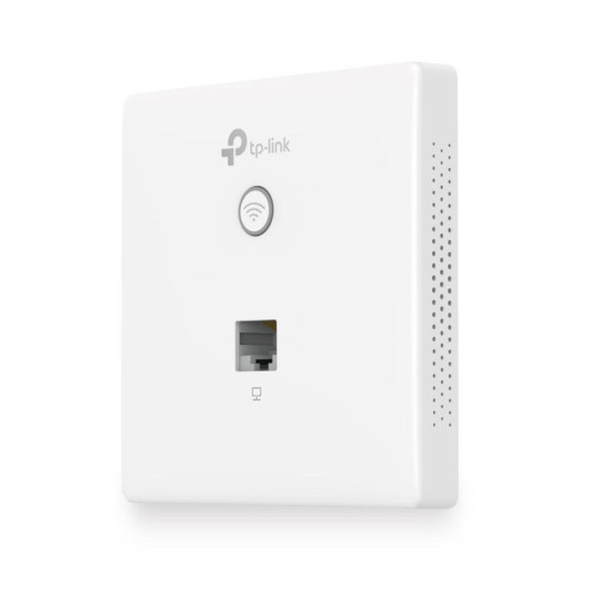 Wireless Access Point TP-Link EAP230-WALL, 1× 10/100/1000 Mbps Ethernet Port, 802.3af/802.3at PoE, 2 Dual-Band Antennas, 2.4 GHz: 2× 4 dBi, 5 GHz: 2× 3.6 dBi, Mounting: Wall Plate Mounting, Wireless Standards: IEEE 802.11n/g/b/ac, 5 GHz: 867 Mbps, 2.4 GHz