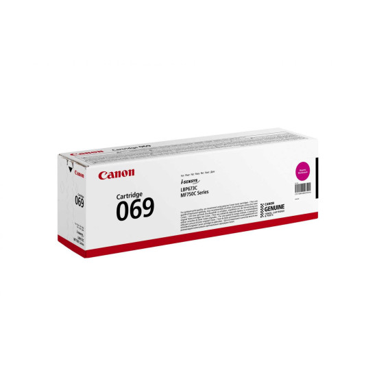 Toner Canon CRG069M, Magenta, capacitate 1900 pagini, pentru i-SENSYS LBP673Cdw, MF754Cdw, MF752Cdw. Toner Canon CRG069M, Magenta, capacitate 1900 pagini, pentru i-SENSYS LBP673Cdw, MF754Cdw, MF752Cdw.