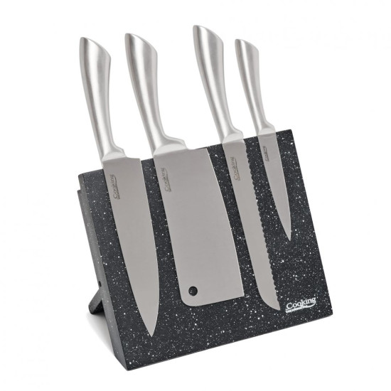 SET CUTITE DE BUCATARIE, 5 PIESE,SILVER SET CUTITE DE BUCATARIE, 5 PIESE,SILVER
