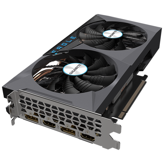 Placa video Gigabyte GeForce RTX 3060 Ti EAGLE OC 8 GB, GDDR6, 256BIT, 2x HDMI, 2x DisplayPort, 2x 8-pin Placa video Gigabyte GeForce RTX 3060 Ti EAGLE OC 8 GB, GDDR6, 256BIT, 2x HDMI, 2x DisplayPort, 2x 8-pin