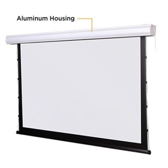 Ecran proiectie electric ESAC100, instalare perete/ tavan, margini de mascare negre pe 4 laturi, material pentru ecran lavabil, intretinere usoara, motor tubular silentios, consum redus de energie, Dimensiune zona de proiectie- 200 x 150 cm, Diagonala- 25 Ecran proiectie electric ESAC100, instalare perete/ tavan, margini de mascare negre pe 4 laturi, material pentru ecran lavabil, intretinere usoara, motor tubular silentios, consum redus de energie, Dimensiune zona de proiectie- 200 x 150 cm, Diagonala- 25