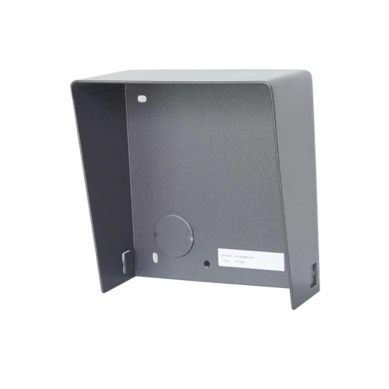 Protectie ploaie pentru un modul de videointerfon modular Hikvision DS- KABD8003-RS1/S, material otel inoxidabil, montaj aplicat, dimensiuni: 116.4 × 122 × 58 mm, greutate: 298.9 g