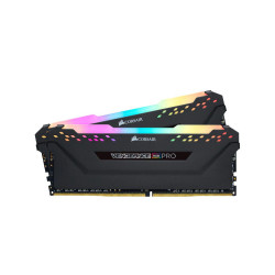 Corsair Memory Kit, Vengeance RGB PRO, 32GB DDR4 (2x16GB), 3600 MHz, SPD Speed 2133MHz, SPD Voltage: 1.35V, Performance Profile: XMP 2.0, Memory Pin: 288.