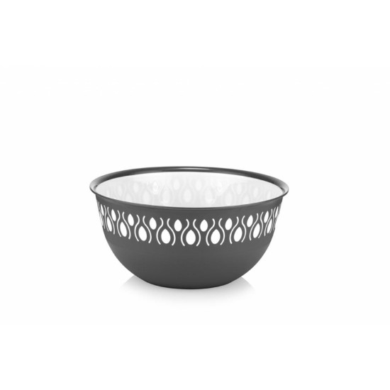 SET 4 BOLURI PLASTIC, 16/20/24/28 CM, GRI, ART OF DINNING BY HEINNER SET 4 BOLURI PLASTIC, 16/20/24/28 CM, GRI, ART OF DINNING BY HEINNER