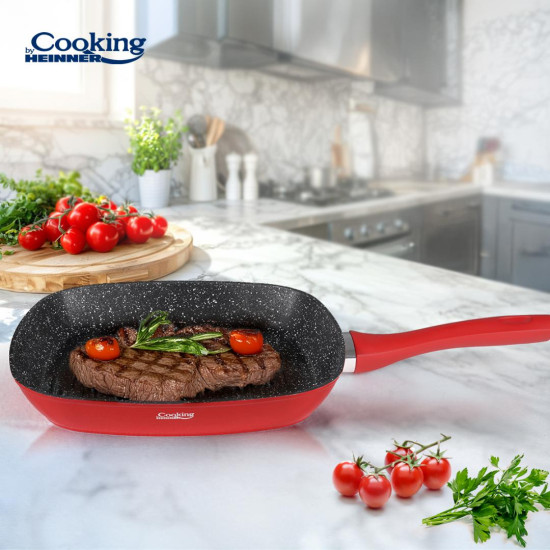 TIGAIE GRILL ALUMINIU  28x4CM, RED STONE