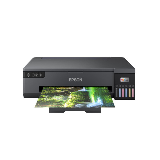 Imprimanta inkjet color CISS Epson L18050, dimensiune A3+, viteza printare 22ppm alb-negru, 22ppm color, rezolutie 5760 x 1440 dpi, 6 culori, Consumabile: 108 EcoTank, C13T09C14A, C13T09C24A, C13T09C44A, C13T09C34A, C13T09C64A, set: C13T09C54A.