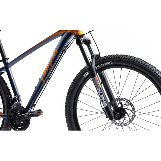 Bicicleta MTB Pegas DRUMET S 27.5'' ALBASTRU DENIM-PORTOCALIU