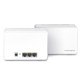 Mercusys AX3000 Whole Home Wi-Fi system HALO H80X(2-PACK),wi-fi 6 Dual-Band, Standarde Wireless: IEEE 802.11ax/ac/n/a 5 GHz, IEEE 802.11ax/n/b/g 2.4 GHz, viteza wireless: 2402 Mbps on 5 GHz, 574 Mbps on 2.4 GHz, Securitate wireless: WPA-PSK/WPA2-PSK/WPA3,