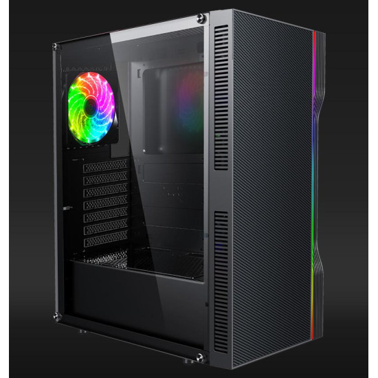 Carcasa Aqirys Electra Midi Tower Black  RGB