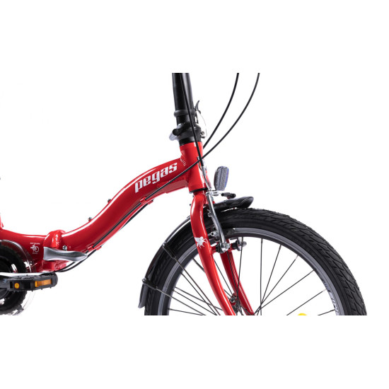 Bicicleta Pliabila Pegas Camping 3S Rosu Corsa ( AL ) Bicicleta Pliabila Pegas Camping 3S Rosu Corsa ( AL )