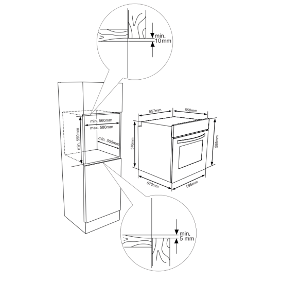 CUPTOR INCORPORABIL HEINNER HBO-V656GC-BK