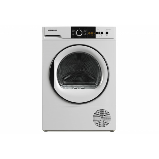 Uscator de rufe cu pompa de caldura Heinner HHPD-V8T1CHA++, Capacitate incarcare 8kg, Clasa energetica A++, 15 programe de uscare, Display LED, Program rapid camasi 20 min, Program expres 34 min, Program Baby Care, Functie Start intarziat, Functie anti-si Uscator de rufe cu pompa de caldura Heinner HHPD-V8T1CHA++, Capacitate incarcare 8kg, Clasa energetica A++, 15 programe de uscare, Display LED, Program rapid camasi 20 min, Program expres 34 min, Program Baby Care, Functie Start intarziat, Functie anti-si