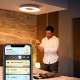 Plafoniera LED Philips Hue Still, Bluetooth, 27W (204W), 2400 lm, lumina alba (2200-6500K), IP20, Metal/Plastic, 39.1cm, Argintiu, Intrerupator cu variator inclus Plafoniera LED Philips Hue Still, Bluetooth, 27W (204W), 2400 lm, lumina alba (2200-6500K), IP20, Metal/Plastic, 39.1cm, Argintiu, Intrerupator cu variator inclus