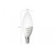 Bec LED RGB inteligent Philips Hue B39, Bluetooth, E14, 5.3W, 470 lm, lumina alba si color (2000-6500K)
