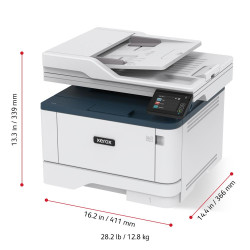 Multifunctional laser mono Xerox Workcentre B315V_DNI, (Tiparire, Copiere, Scanare, Fax),Dimensiune: A4, Viteza: 42 ppm, Duplex, Rezolutie: 600X600 dpi, Procesor: 1 Ghz, Memorie: 512mb, Alimentare cu hartie standard: 250 coli, DADF, Limbaje de imprimare: 