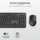 Kit tastatura si mouse Trust ODY, Wireless, negru Kit tastatura si mouse Trust ODY, Wireless, negru