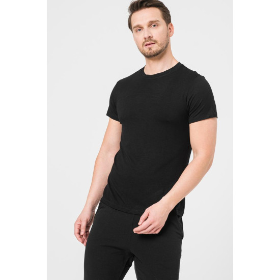 TRICOU CASUAL BAMBUS B BLACK-XXL