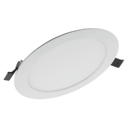 Spot LED incastrat Ledvance DOWNLIGHT SLIM ALU, 17W, 1350 lm, lumina calda (3000K), IP20, 192x23mm, aluminiu, Alb