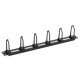 TRITON Inele organizatoare de cabluri ,1U,5 x big click-in ring,oval holes TRITON Inele organizatoare de cabluri ,1U,5 x big click-in ring,oval holes