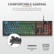 Tastatura Trust GXT 835 Azor, gaming, neagra