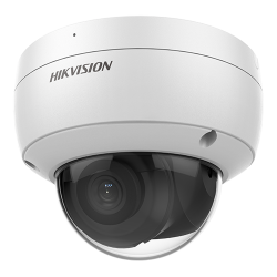 Camera supraveghere Hikvision IP dome DS-2CD2163G2-IU(2.8mm), 6MP, AcuSens - filtrarea alarmelor false dupa corpul uman si masini, microfon audion incorporat, senzor 1/2.8