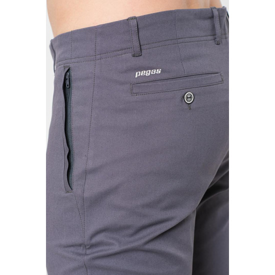 PANTALONI LUNG CASUAL BARBATI GREY M PANTALONI LUNG CASUAL BARBATI GREY M
