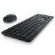Kit tastatura si mouse Dell Pro KM5221W, wireless, negru Kit tastatura si mouse Dell Pro KM5221W, wireless, negru