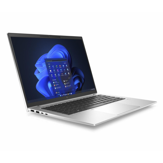 Laptop HP EliteBook 840 G9 cu procesor Intel Core i5-1235U 10 Core (1.3GHz, up to 4.4GHz, 12MB), 14.0 inch WUXGA, Intel Iris Xe Graphics, 8GB DDR5, SSD, 512GB PCIe NVMe, Windows 11 Pro 64bit Downgrade Win 10 Pro 64, Silver