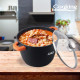 OALA ALUMINIU TURNAT+CAPAC, 24 cm x 16.5 CM , 6.3 L, DARK LINE, COOKING BY HEINNER OALA ALUMINIU TURNAT+CAPAC, 24 cm x 16.5 CM , 6.3 L, DARK LINE, COOKING BY HEINNER
