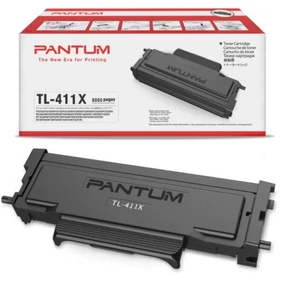 Toner Contract Pantum TL-411XEV / TL-411X Black 6k compatibil cu P3010DW/3300DW/M6700DW/M6800FDW/M7100DW/M7200FDW