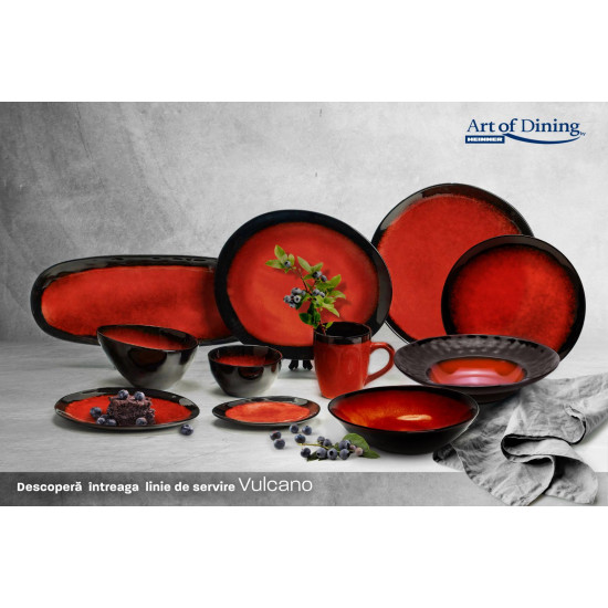 SET 4XFARF. OVALA CERAM. 28CM,VULCANO SET 4XFARF. OVALA CERAM. 28CM,VULCANO